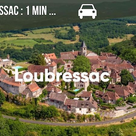 La Sagnarde, Maison En Pierre, Loubressac Eksteriør billede