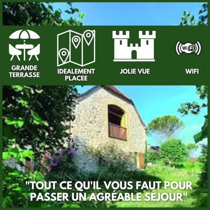La Sagnarde, Maison En Pierre, Loubressac Eksteriør billede